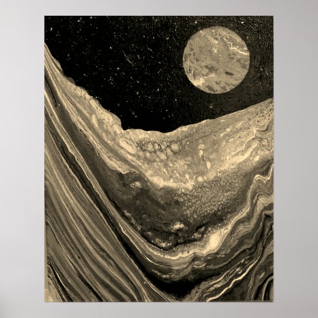 Cool space poster, sci-fi poster (Devant)