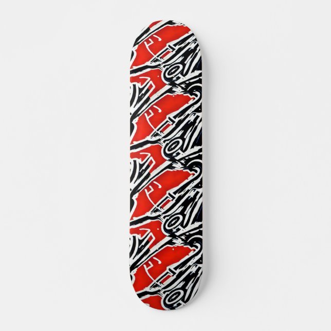 COOL STREET POP ART SKATEBOARD (Devant)
