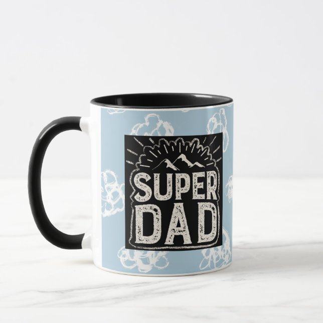 Cool Super Papa Coffee Mug (Gauche)