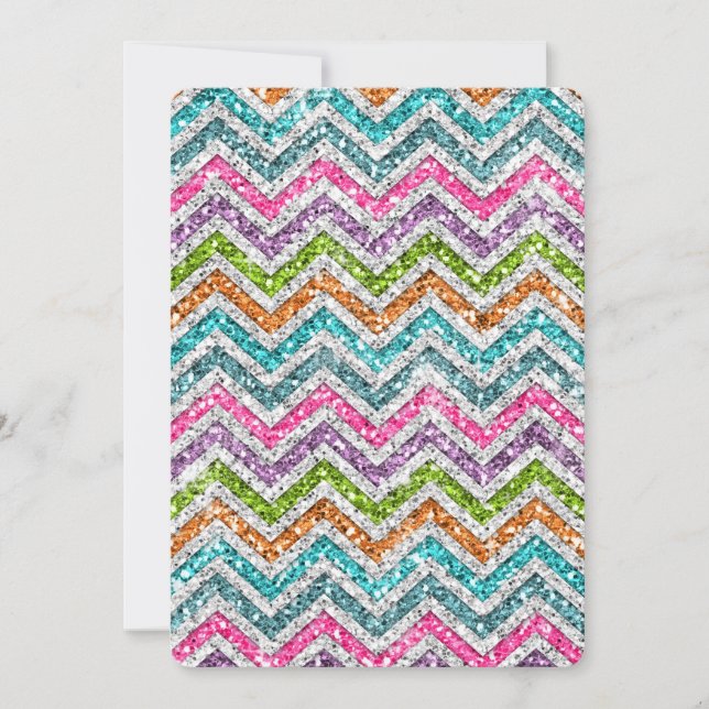 Cool super tendance couleurs vives chevron zigzag (Devant)