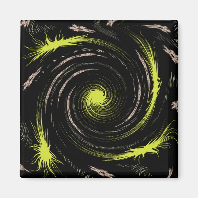Cool Swirl Artsy Magnet (Devant)