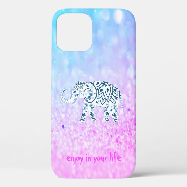Cool tendance Bokeh Elephant Coque-Mate coque ipho (Verso)