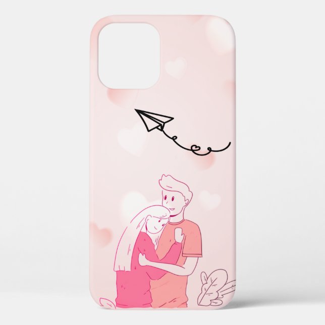 Cool tendance Couple rose Coque-Mate coque iphone (Verso)
