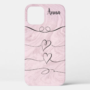 Cool tendance Pink Heart Love Coque-Mate coque iph