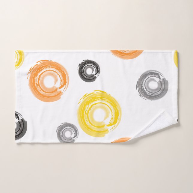 Cool, tendance, urbain, moderne peinture brosse (Serviette à main)