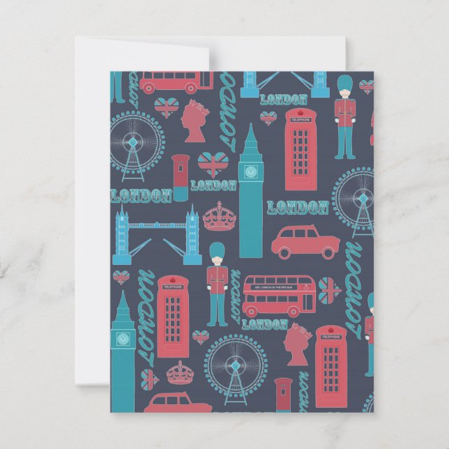 Cool tendance vintage Londres illustrations motif (Devant)