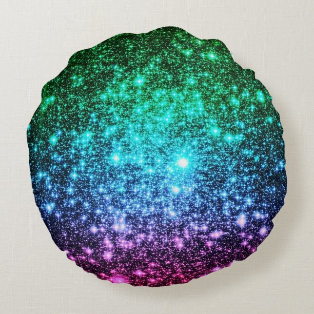 Cool Tone Stars Galaxy Coussin (Dos)