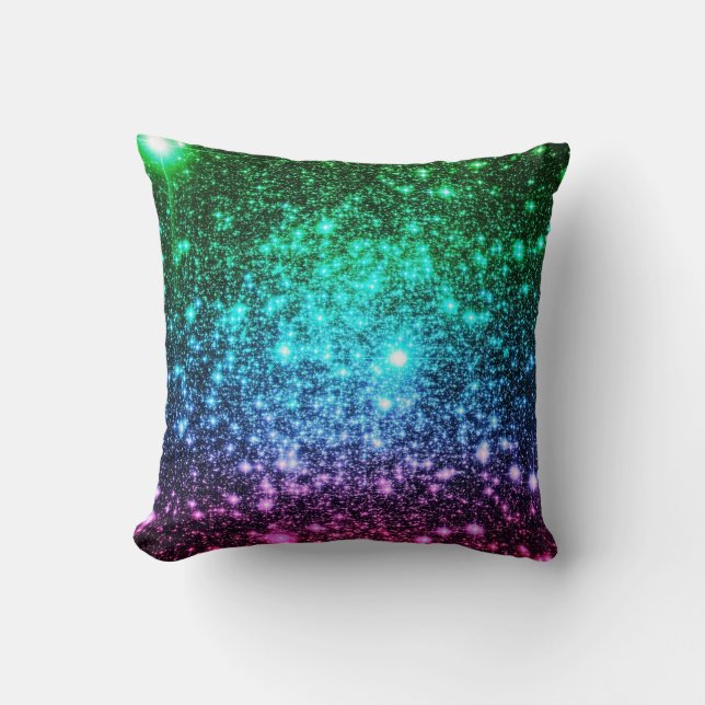 Cool Tone Stars Galaxy Coussin (Recto)