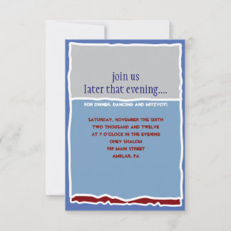 Cool Torah Theme Bar Bat mitzvah Carte de fête
