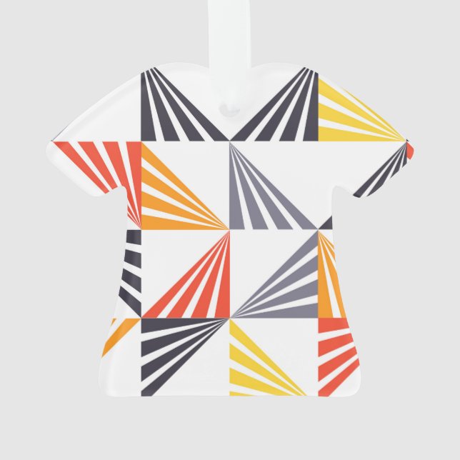 Cool, unique, tendance, urbain, triangles colorés (dos)