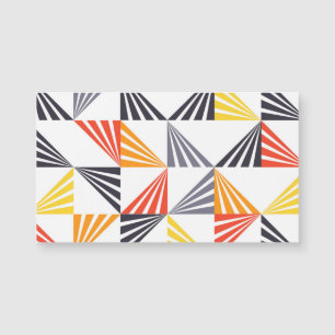 Cool, unique, tendance, urbain, triangles colorés