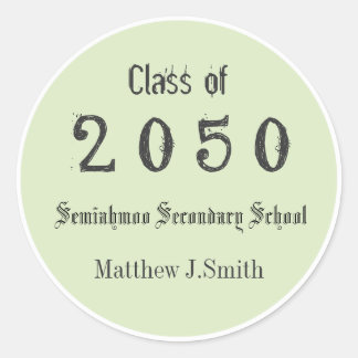 cool vert citron, autocollants de diplômes amusant