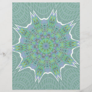 Cool vert motif floral