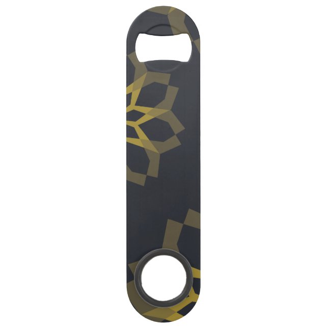 Cool, vert, unique, fleur moderne et tendance abst (Devant)