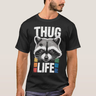 Cooles Waschbär T-Shirt im Streetstyle Look