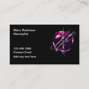 Coolest Hair Stlist Design Carte de visite