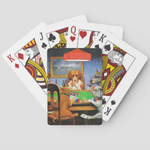 Coolidge Classique Vintage Jeu de Poker Chien Art
