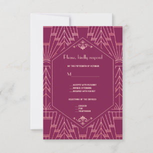 Cooper Rose Great Gatsby 1920 mariage RSVP