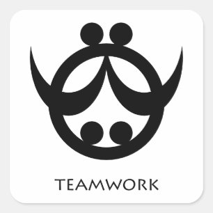 coopération Symbole Adinkra autocollant