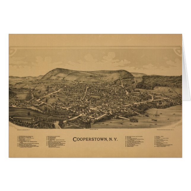 Cooperstown NY 1890 (Devant horizontal)