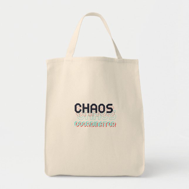 Coordinateur Chaos, Maman, Sac fourre-tout enseign (Devant)