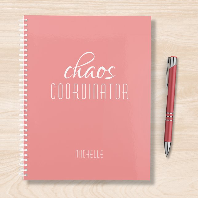 Coordinateur Chaos Nom personnel rose (Créateur téléchargé)