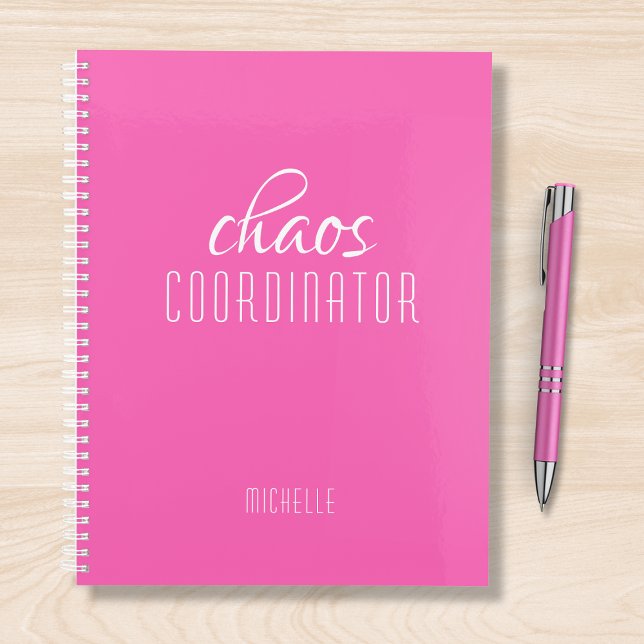 Coordinateur Chaos Nom personnel rose (Créateur téléchargé)