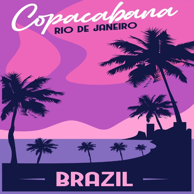 Copacabana Rio De Janeiro Magnet Brésil (Créateur téléchargé)