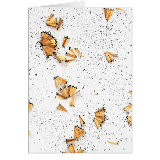 copeaux de crayon de graphite