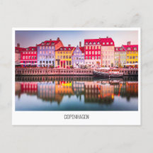 Copenhague, Danemark carte postale voyage
