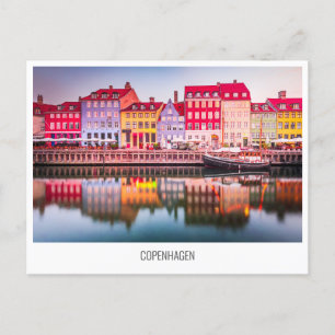 Copenhague, Danemark carte postale voyage