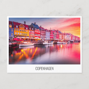 Copenhague, Danemark carte postale voyage