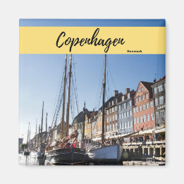 Copenhague Danemark Magnet souvenir