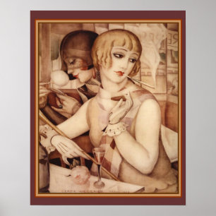 Copie 16 x 20 d'art déco de Gerda et de Lili #1