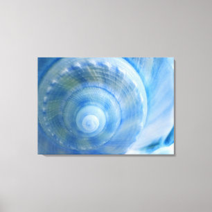 Copie abstraite bleue de toile d'art numérique de
