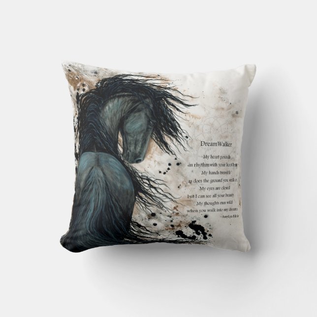 Copie d'art de coussin de cheval de DreamWalker (Recto)