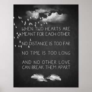 Copie d'art de tableau d'art de citation d'amour