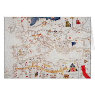 Copie de carte catalanne de l'Europe, Afrique du