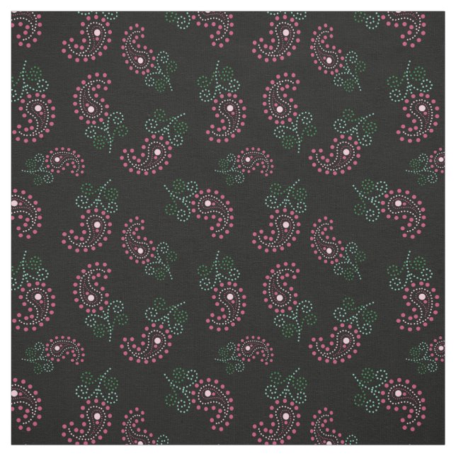 Copie de Paisley de points du tissu |Pretty de (Échantillon)