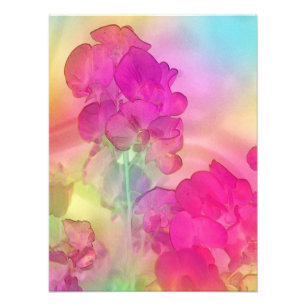Copie de photo d'aquarelle de pois doux