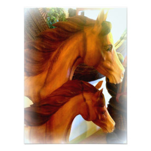 copie de photo de jument et de poney