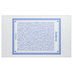 Copie de tissu de desiderata, tenture, 3x5 pi