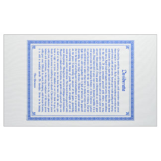 Copie de tissu de desiderata, tenture, 3x5 pi