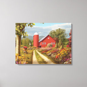 Copie de toile de "après-midi de campagne" d'Alan