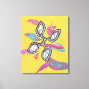 Copie de toile de beaux-arts "de tranchant jaune"