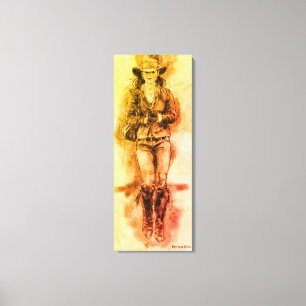 Copie de toile de dessin de cow-girl