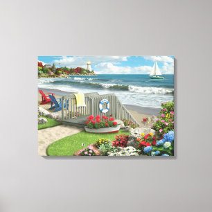 Copie de toile de "jours de plage" d'Alan Giana