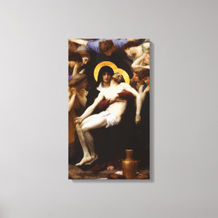 Copie de toile de Pieta de Bouguereau