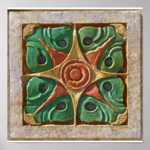 Copie de toile de tuile d'art déco de Tulsa