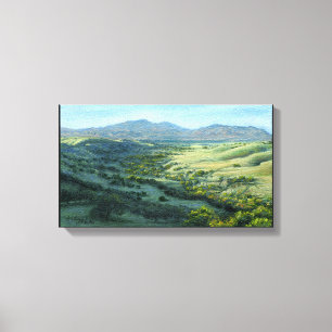 Copie de toile "de vue du sud de Diablo de bâti"
